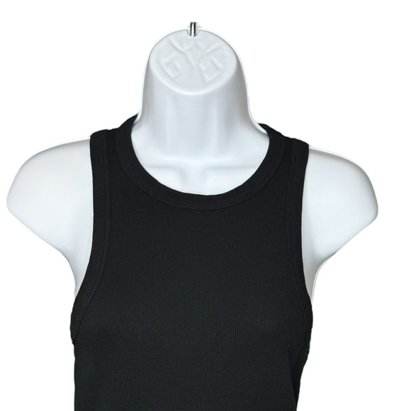 Tuckernuck | NEW Black Foley Rib Crewneck Racerback Tank - Picture 7 of 13